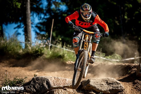 Das Scott Gambler Tuned ist ein Race-Bike und verlangt nach etwas Führung Das Scott Gambler Tuned ist ein Race-Bike und verlangt nach etwas Führung