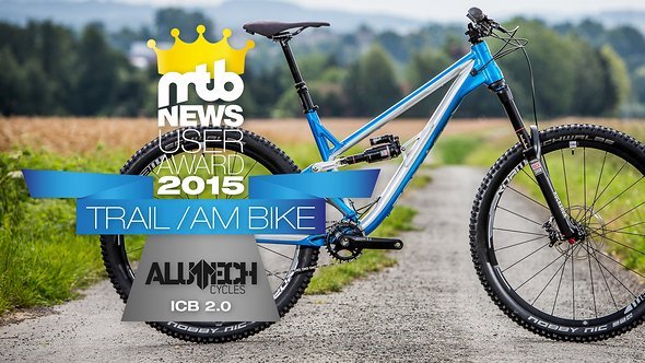 Mit hauchdünnem Vorsprung konnte sich das Community-Projekt Alutech ICB 2.0 den Titel als "Trail / AM-Bike des Jahres" 2015 sichern... Mit hauchdünnem Vorsprung konnte sich das Community-Projekt Alutech ICB 2.0 den Titel als "Trail / AM-Bike des Jahres" 2015 sichern...