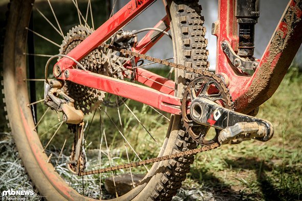 Über jeden Zweifel erhaben: Die SRAM X01 Eagle-Schaltung überzeugt mit knackigen Gangwechseln und problemloser Funktion Über jeden Zweifel erhaben: Die SRAM X01 Eagle-Schaltung überzeugt mit knackigen Gangwechseln und problemloser Funktion
