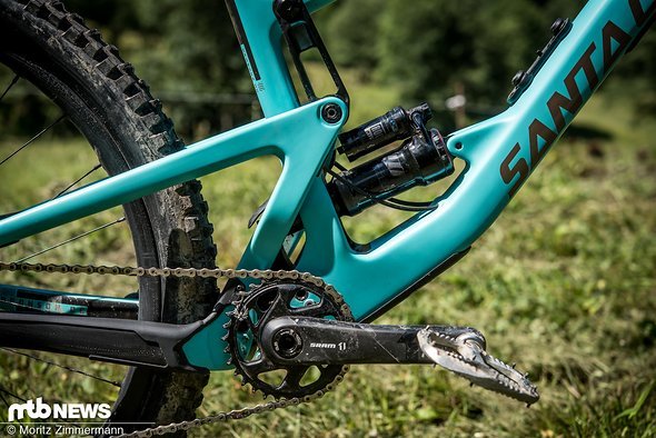 Vorne Fox, hinten RockShox Vorne Fox, hinten RockShox