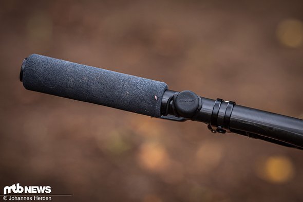 Statt Trigger kommen die aus dem SRAM-Rennradbereich bekannten Schaltblips zur Anwendung Statt Trigger kommen die aus dem SRAM-Rennradbereich bekannten Schaltblips zur Anwendung