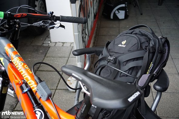 Ein Beispiel für einen passenden Rucksack Ein Beispiel für einen passenden Rucksack