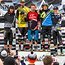 Siegerehrung: Wyn Masters, Florent Payet, Johannes Fischbach, Jack Moir, Christian Textor