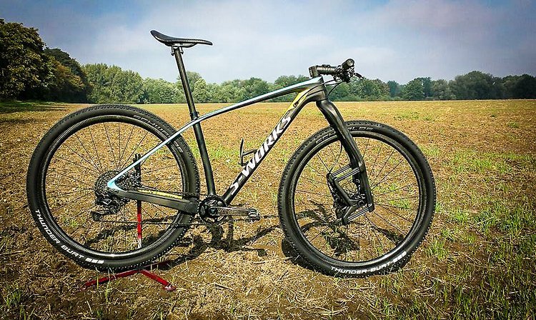 Die Lauf Fork Gabel definiert die Optik des Bikes und ist auch der Anstoß für dieses Projekt gewesen Die Lauf Fork Gabel definiert die Optik des Bikes und ist auch der Anstoß für dieses Projekt gewesen