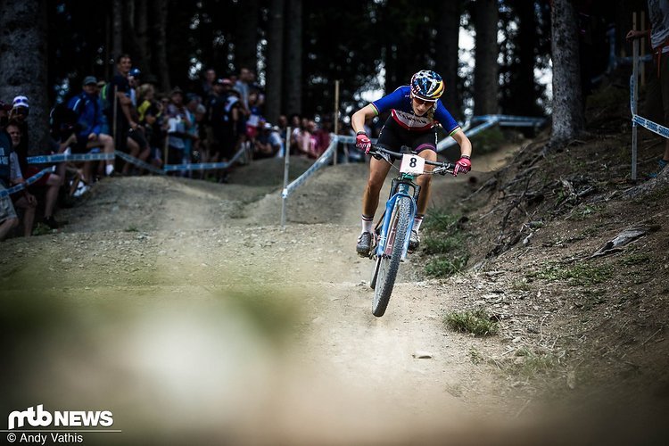 Pauline Ferrand-Prevot ist momentan in einer tollen Form Pauline Ferrand-Prevot ist momentan in einer tollen Form
