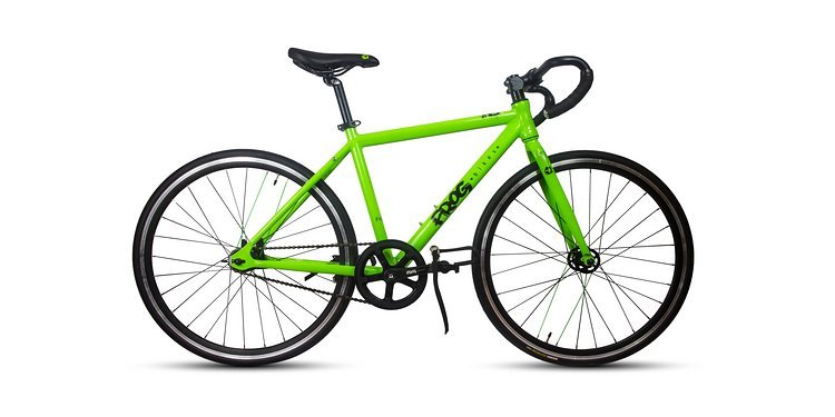 Die Bahnräder von Frog Bikes sind mit einer Flip-Flop-Nabe ausgestattet und wechseln für Preise ab 395 € den Besitzer. Die Bahnräder von Frog Bikes sind mit einer Flip-Flop-Nabe ausgestattet und wechseln für Preise ab 395 € den Besitzer.