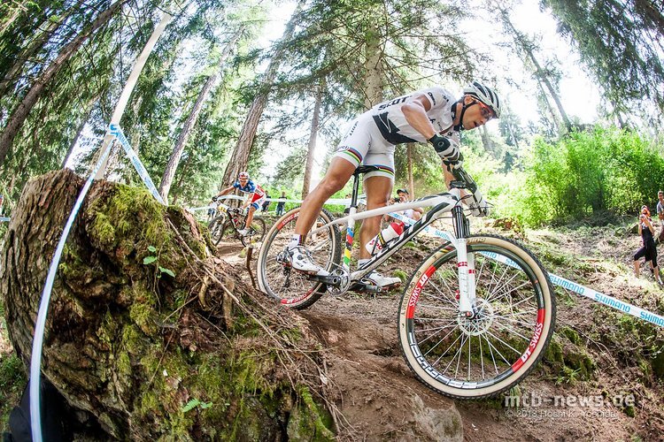 Schurter vor Absalon Schurter vor Absalon