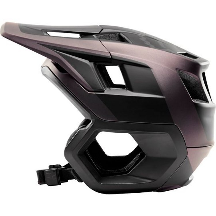 Der neue Fox Dropframe-Helm kostet 150 € und soll viel Schutz ohne Kinnbügel bieten Der neue Fox Dropframe-Helm kostet 150 € und soll viel Schutz ohne Kinnbügel bieten