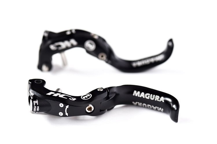 Der HC3-Bremshebel war bereits von der Magura MT7 in der Danny MacAskill-Edition bekannt Der HC3-Bremshebel war bereits von der Magura MT7 in der Danny MacAskill-Edition bekannt