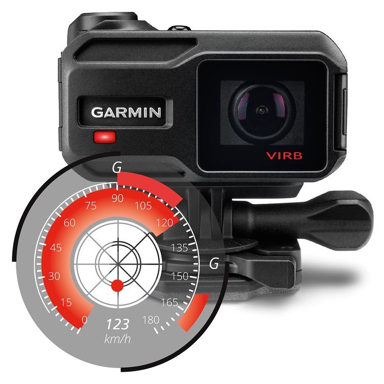 Garmin integriert in die Virb einige zusätzliche Funktionen, die dann im Video eingeblendet werden Garmin integriert in die Virb einige zusätzliche Funktionen, die dann im Video eingeblendet werden