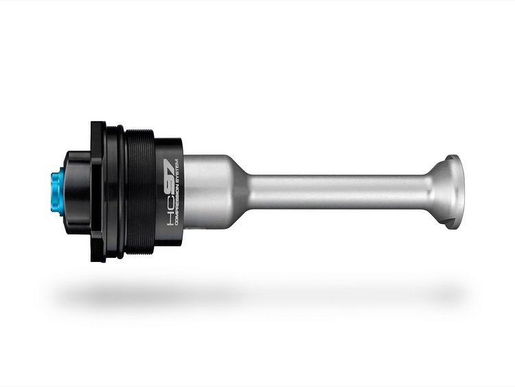 Das Push Industries HC97-Kit ersetzt die Standard-Druckstufe in RockShox Charger 2 und 2.1-Dämpfungen Das Push Industries HC97-Kit ersetzt die Standard-Druckstufe in RockShox Charger 2 und 2.1-Dämpfungen