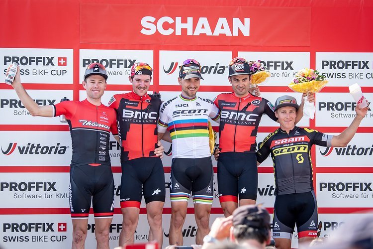 Erstes Rennen nach dem Cape Epic, erster Sieg für Nino Schurter - der Weltmeister ließ in Schaan keinerlei Zweifel an seiner Vormachtstellung aufkommen Erstes Rennen nach dem Cape Epic, erster Sieg für Nino Schurter - der Weltmeister ließ in Schaan keinerlei Zweifel an seiner Vormachtstellung aufkommen