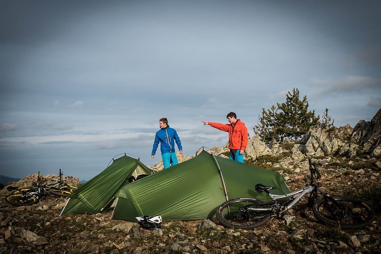 Camping-Urlaub. Camping-Urlaub.