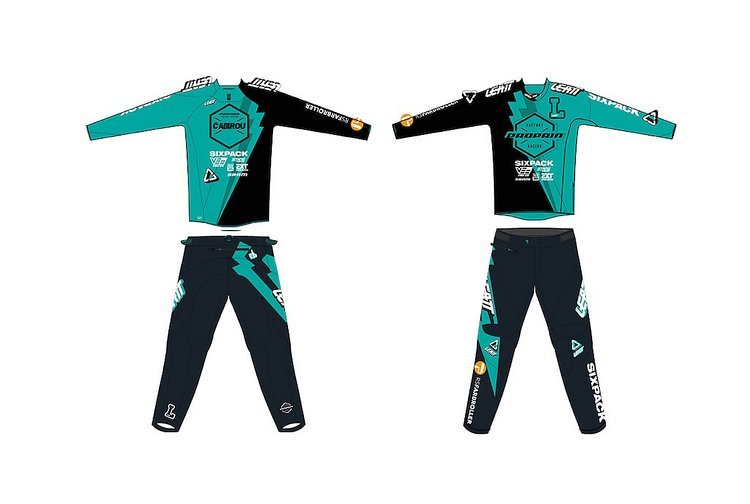 in diesem Jahr setzt das Team auf ein neues Kit des südafrikanischen Protektoren-Spezialisten Leatt. in diesem Jahr setzt das Team auf ein neues Kit des südafrikanischen Protektoren-Spezialisten Leatt.