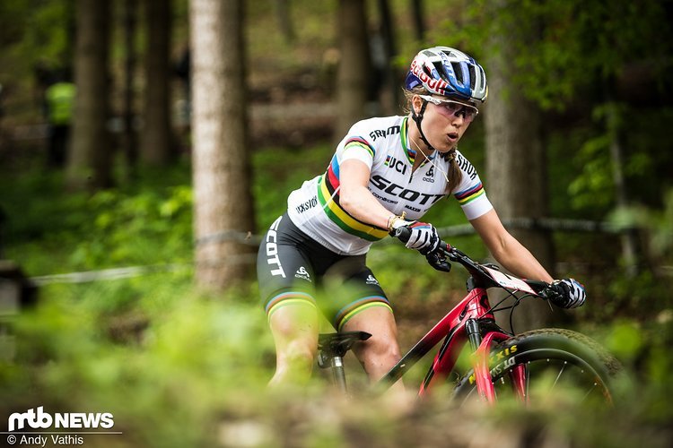 Kate Courteny gelang in Albstadt ihr erster Weltcupsieg in einem XC-Rennen Kate Courteny gelang in Albstadt ihr erster Weltcupsieg in einem XC-Rennen