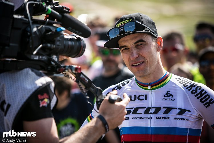 In Glasgow wird das Medieninteresse aufgrund der Mega-Veranstaltung sehr groß am MTB-Rennen sein. In Glasgow wird das Medieninteresse aufgrund der Mega-Veranstaltung sehr groß am MTB-Rennen sein.