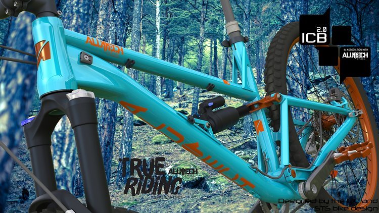 Das Unterrohr entspricht dem anderer Alutech-Bikes Das Unterrohr entspricht dem anderer Alutech-Bikes