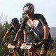 Karl Platt of BULLS Legends and Simon Andreassen of InvestecSongoSpecialized 2 during stage 2 of the 2019 Absa Cape Epic Mountain Bike stage race from Hermanus High School in Hermanus to Oak Valley Estate in Elgin, South Africa on the 19th March 2019