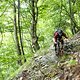 Ausgesetzte Trails im Soča Valley - perfekte Bedingungen für Dauerbremsungen.