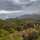 Inke Scholtz und Suzanne Fedemma kämpfen sich den Berg hoch - Cape Epic 2014 Prolog - Foto von  Karin Schermbrucker-Cape Epic-SPORTZPICS