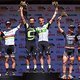 Manuel Fumic and Henrique Avancini of Cannondale Factory Racing win the Prologue during the Prologue of the 2017 Absa Cape Epic Mountain Bike stage race held at Meerendal Wine Estate in Durbanville, South Africa on the 19th March 2017

Photo by Nic