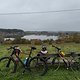 Mountainbike-Fahrt am Morgen