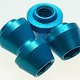 Tune brake pad nuts M6 NOS turquoise