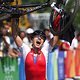 Das Highlight der deutschen MTB-Geschichte schlechthin: Sabine Spitz triumphiert nach einem äußerst souveränen Rennen in Peking bei den Olympischen Spielen 2008