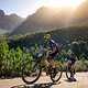 Team Buff Scott MTB 2, Enrique Morcillo Vergara and Jose Maria Sanchez Ruiz during stage 7 of the 2021 Absa Cape Epic Mountain Bike stage race from CPUT Wellington to Val de Vie, South Africa on the 24th October 2021

Photo by Kelvin Trautman/Cape Ep