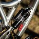 Das spannendste Detail am WM-Bike von Pompon ist wohl der RockShox-Luftdämpfer inklusive Remote-Lock Out