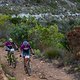 Bart Brentjens and Abraao Azevedo during stage 5 of the 2019 Absa Cape Epic Mountain Bike stage race held from Oak Valley Estate in Elgin to the University of Stellenbosch Sports Fields in Stellenbosch, South Africa on the 22nd March 2019.

Photo b
