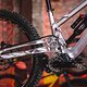 Eins der wohl auffälligsten Bikes der Craft Bike Days 2022 war das Enduro-Bike von Gamux, das massiv ausgefräst ist.