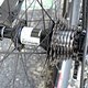 DT Swiss 240S Naben auf DT Swiss XR 4.1 Felgen mit Shimano Dura-Ace Kassette und Schaltwerk