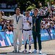 Die Medaillengewinner der Olympischen Spiele 2024 in Paris in der MTB-Cross-Country-Disziplin