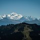 Les Gets liegt bekanntermaßen am Fuße des Mont Blanc