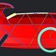 Mosquito Velomobile, Mosquito #8. Bamboo on Frame line cut Side