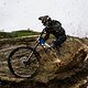 Weltmeisterbike: Reece Wilson fuhr das Trek Session in diesem Jahr zum WM-Sieg und hat Fotograf Gregor hier ganz schön nass gemacht!