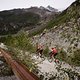 Daniel Geismayr und Jochen Käß auf dem Weg in Richtung Zermatt.