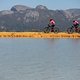 Lachlan Morton &amp; Kenneth Karaya of EF Education-Nippo during stage 7 of the 2021 Absa Cape Epic Mountain Bike stage race from CPUT Wellington to Val de Vie, South Africa on the 24th October 2021

Photo by Gary Perkin/Cape Epic

PLEASE ENSURE THE APPR