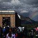 Das Wetter war manchmal ziemlich gut, manchmal ziemlich schlecht, manchmal war ein Regenbogen da, aber vor allem war es extrem matschig