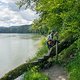 Enge Trails am Schweizer Rheinufer