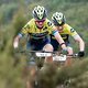 Jennie STENERHAG (SWE) and Mariske STRAUSS (RSA)of Team Silverback - Fairtree during the Prologue of the 2019 Absa Cape Epic Mountain Bike stage race held at the University of Cape Town in Cape Town, South Africa on the 17th March 2019.

Photo by G