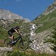 Hier wurde der Trail gerade frisch für Mountainbiker optimiert ...