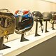 Bell Bikehelme im hauseigenen Museum