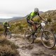 Lucky Mlangeni (R) and Tshepo Tlou (L) during stage 1 of the 2019 Absa Cape Epic Mountain Bike stage race held from Hermanus High School in Hermanus, South Africa on the 18th March 2019.

Photo by Sam Clark/Cape Epic

PLEASE ENSURE THE APPROPRIAT