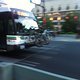 Bus mit Fahrradträger in Whistler
