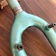 Stout extra wide WTB bosses on a uni-crown fillet brazed TOUR DE FORCE fork by Steve Potts in 82/83 using oversized Track Tandem tubing at the time..