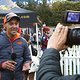 Commentator Owen Honey during the Prologue of the 2019 Absa Cape Epic Mountain Bike stage race held at the University of Cape Town in Cape Town, South Africa on the 17th March 2019.

Photo by Shaun Roy/Cape Epic

PLEASE ENSURE THE APPROPRIATE CRE