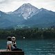 Nach dem Biken kann man sich im wirklich sehr, sehr klaren See abkühlen