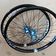 Spank Stiffy Laufradsatz mit NS Bikes Rotary Cassetten Naben blau